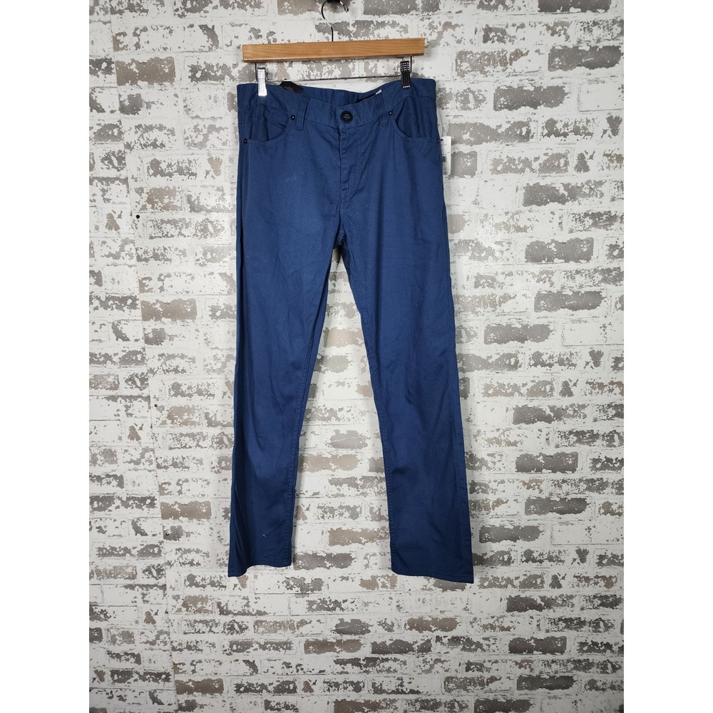 Volcom Modern Solver Straight Pants Blue Size 31 Utility Rugged Streetwear